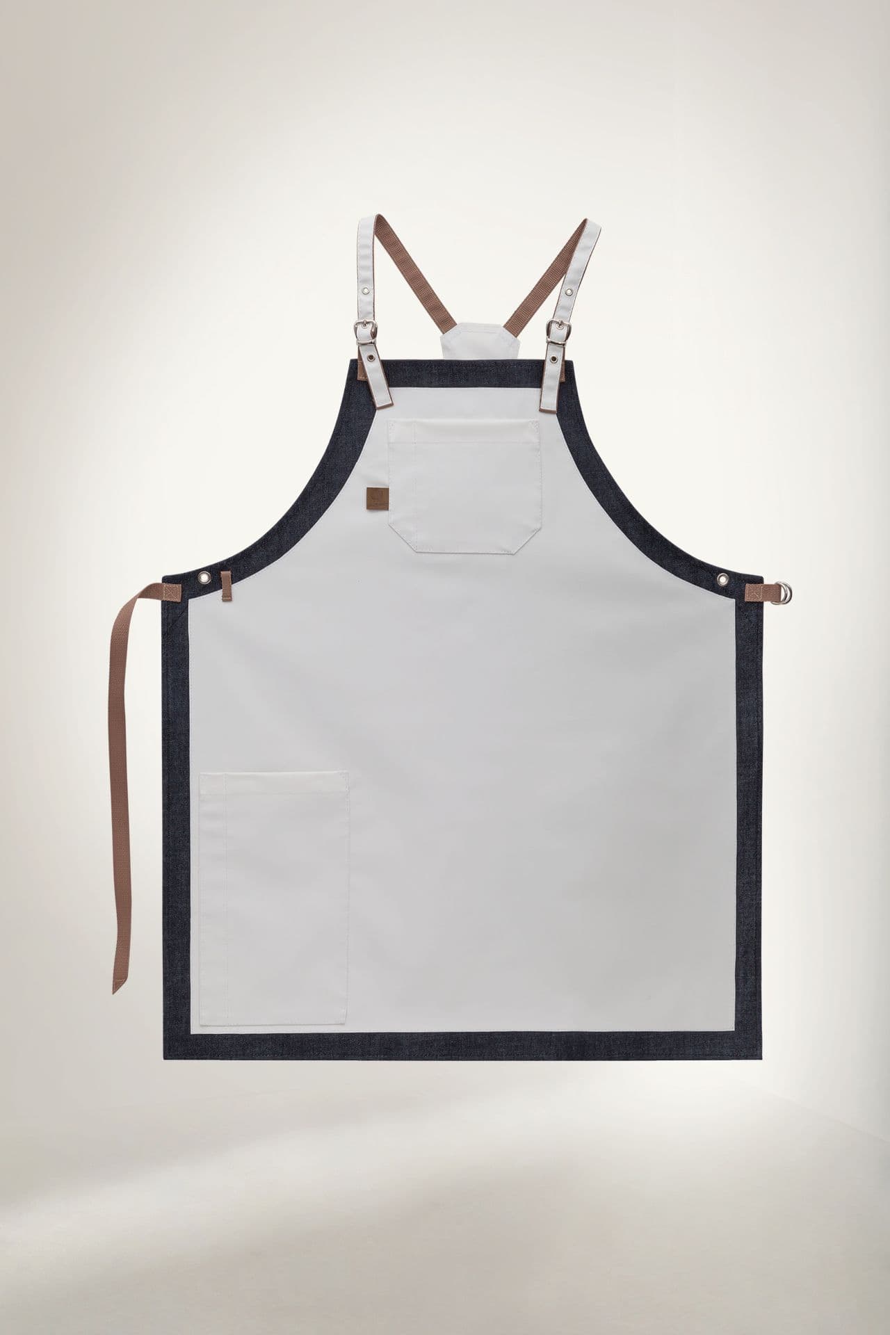 Белочка Фартук Кожзам Фартук Белый