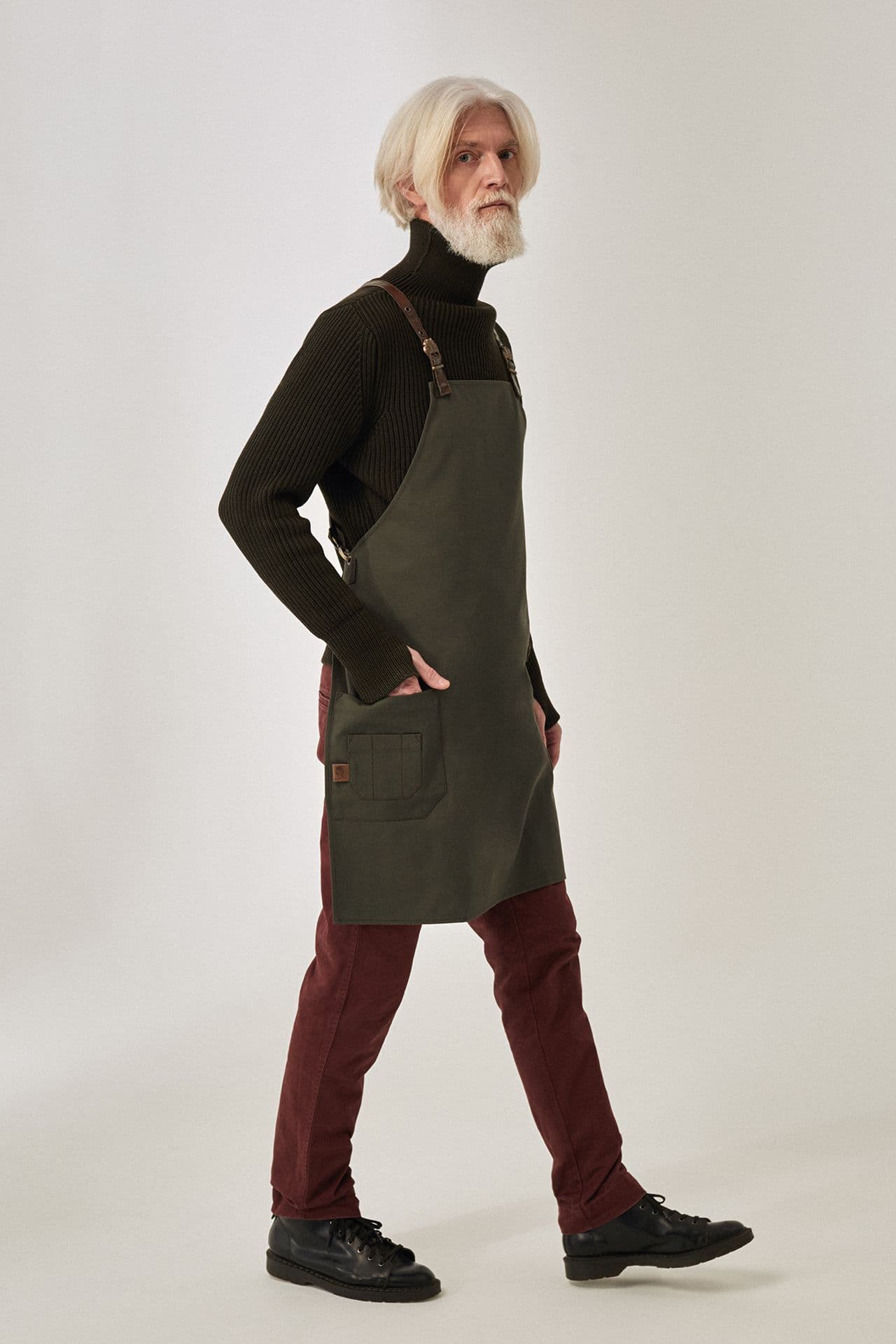 Хаки Фартук Канвас Фартук Зелёный