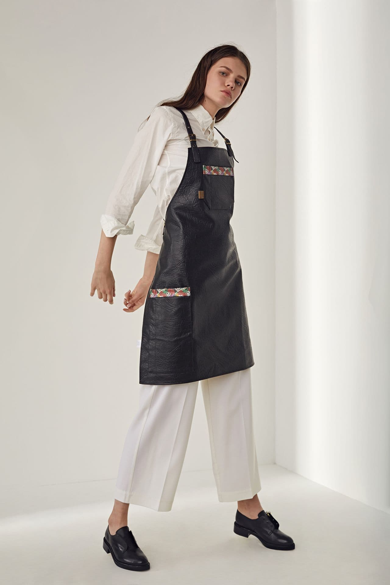 Капитос Фартук Кожзам Фартук Чёрный