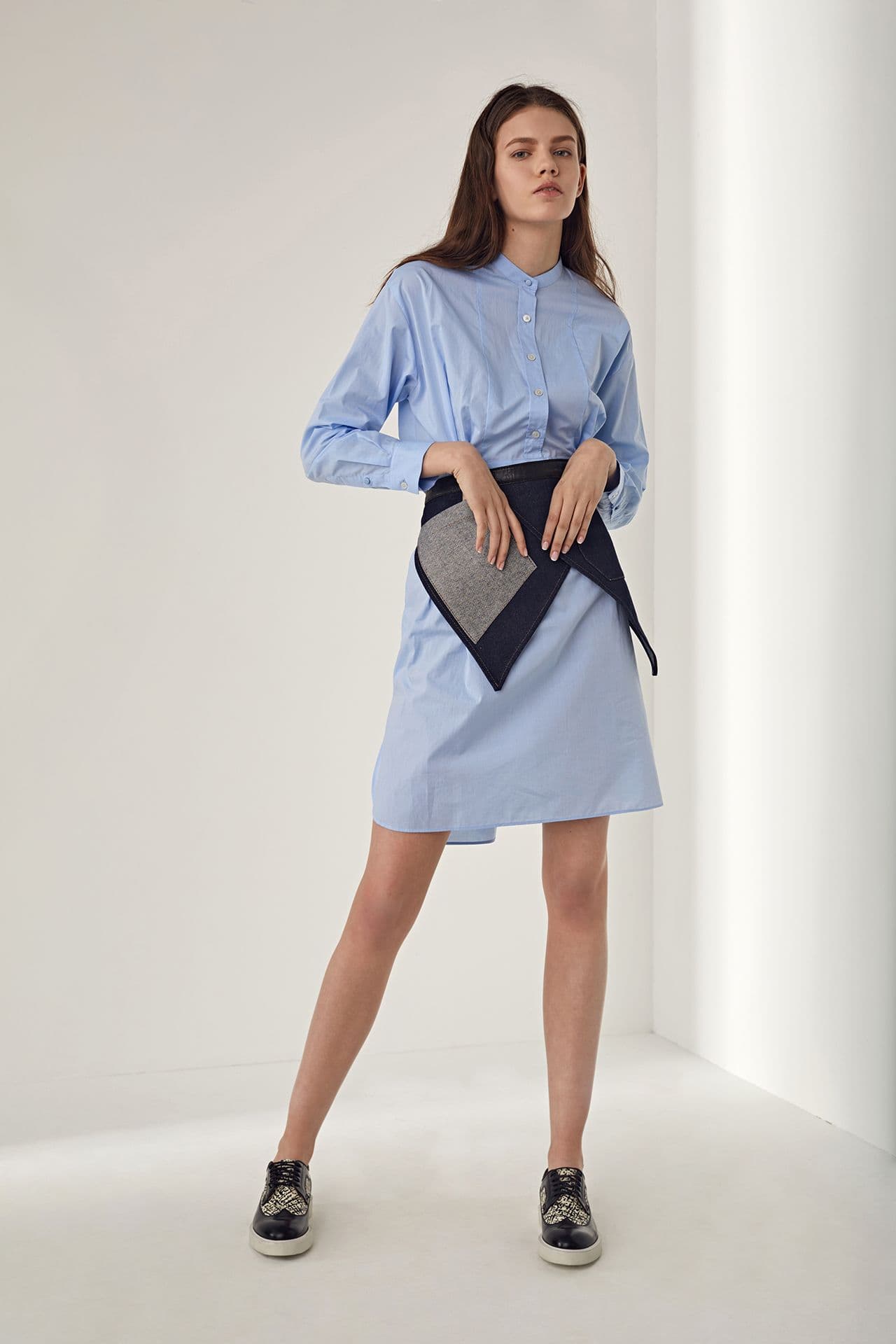 Коготь Фартук Джинса Фартук Синий