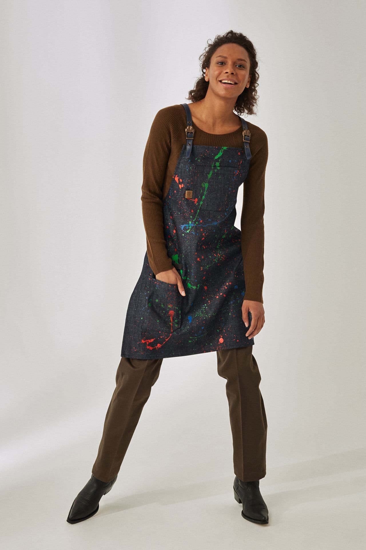 Космос Фартук Джинса Фартук Красная пыль