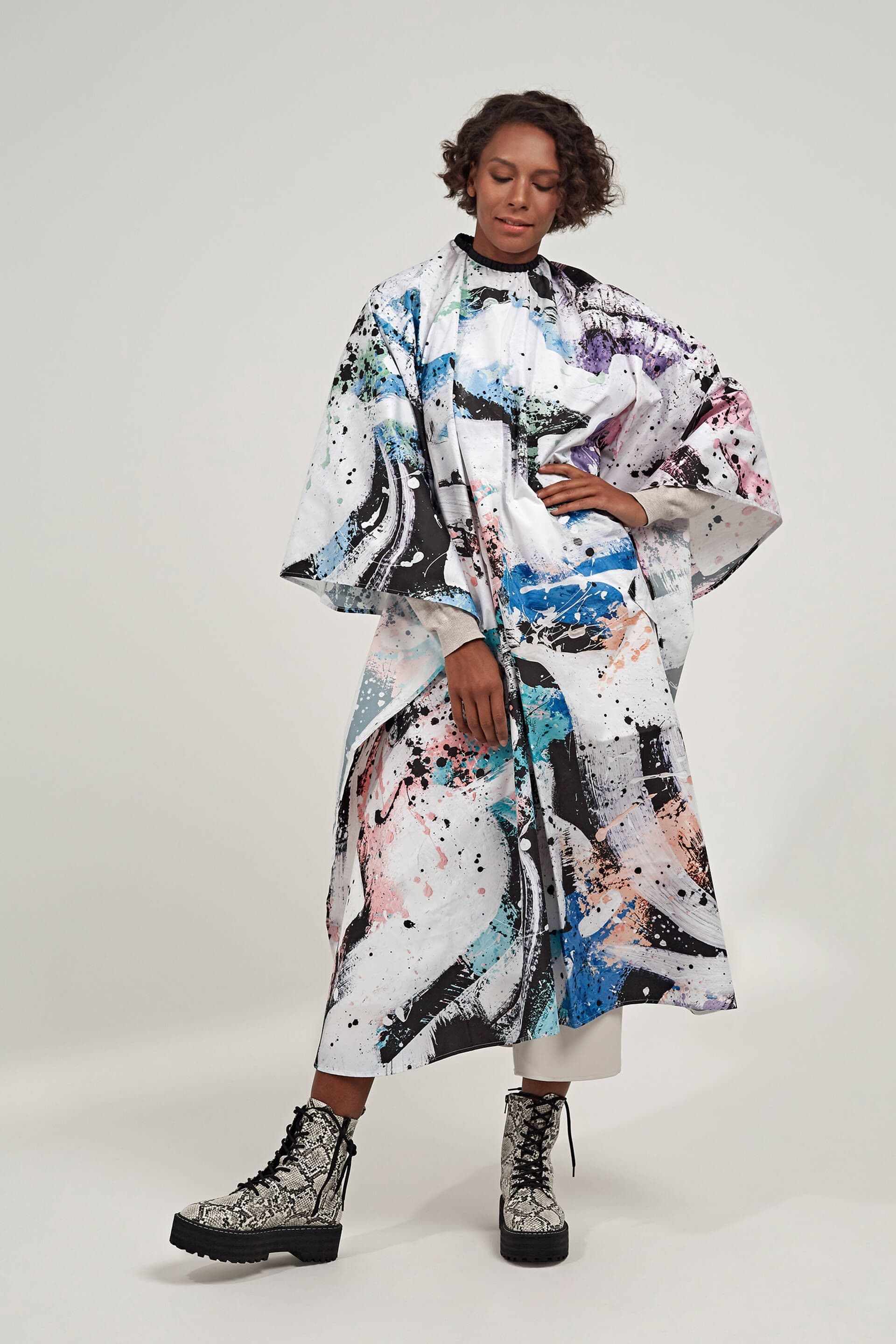 Пеньюар Принт Пеньюар Дюспо Пеньюар Калейдоскоп светлый