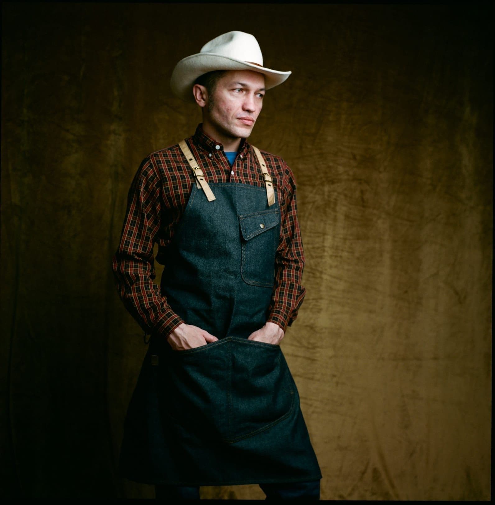 Даллас Фартук Джинса Фартук Синий