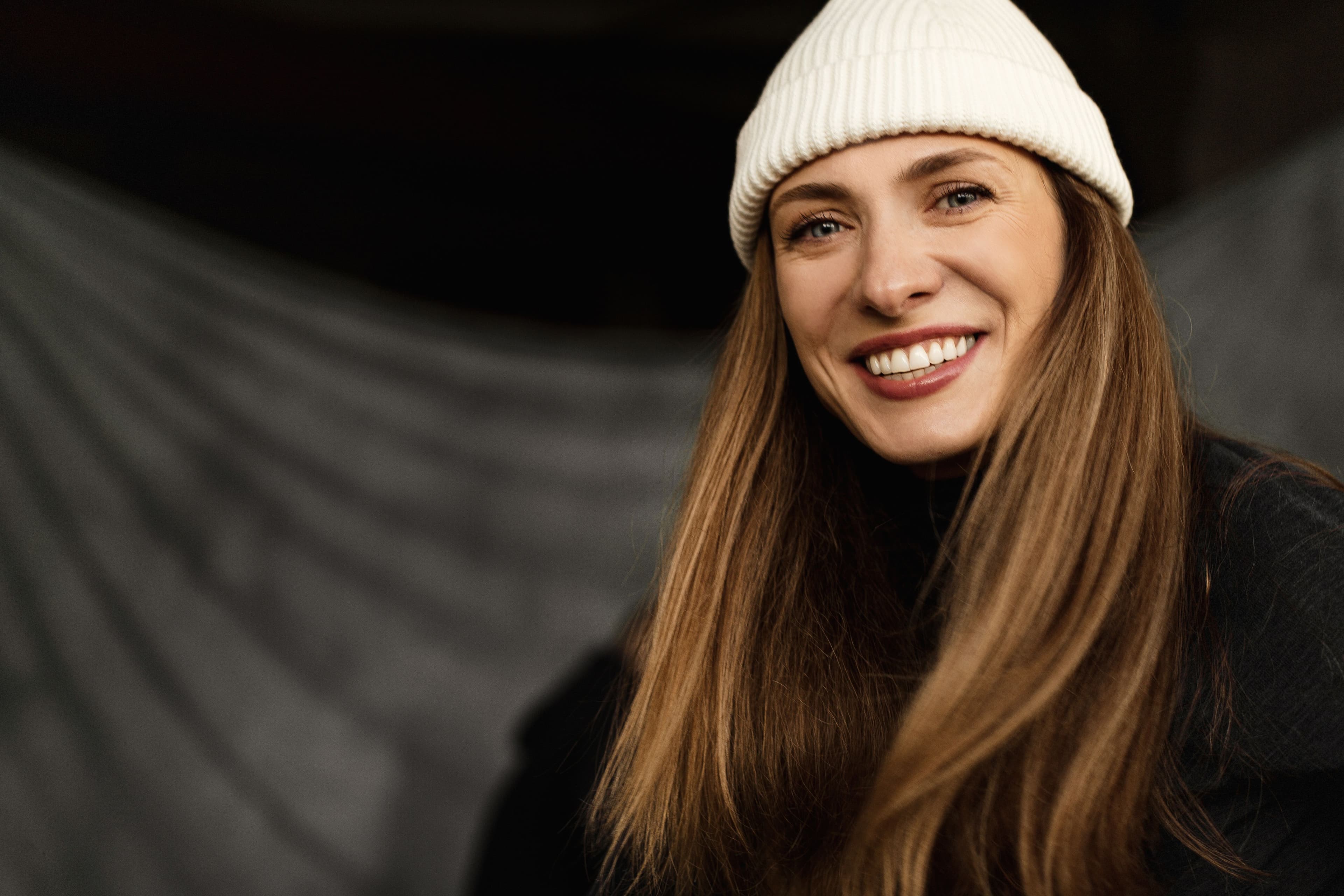 Шапка Шапка Шерсть Шапка Белый