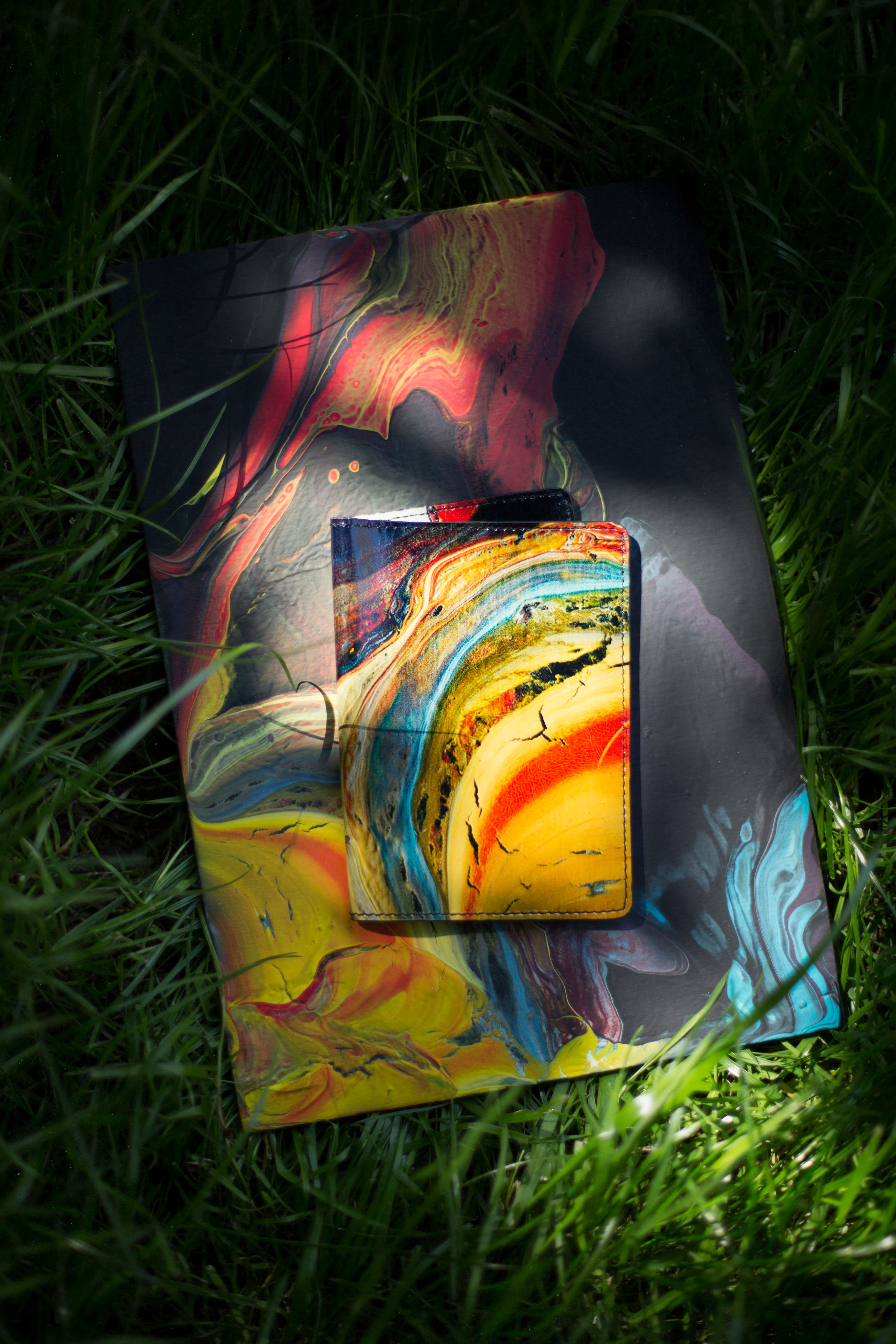 Обложка на паспорт & PTICI Обложка на паспорт Кожа Обложка на паспорт протуберанец